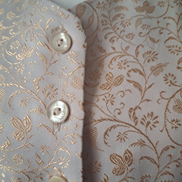 Women's Dress Vest with detailed embroidery stitch - vintage like new - Picture 3 of 11